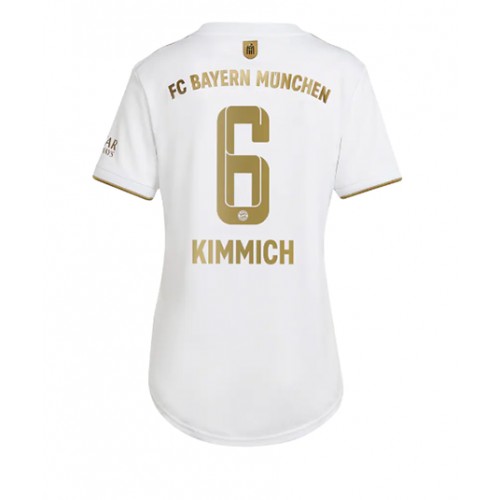Fotbalové Dres Bayern Munich Joshua Kimmich #6 Dámské Venkovní 2022-23 Krátký Rukáv